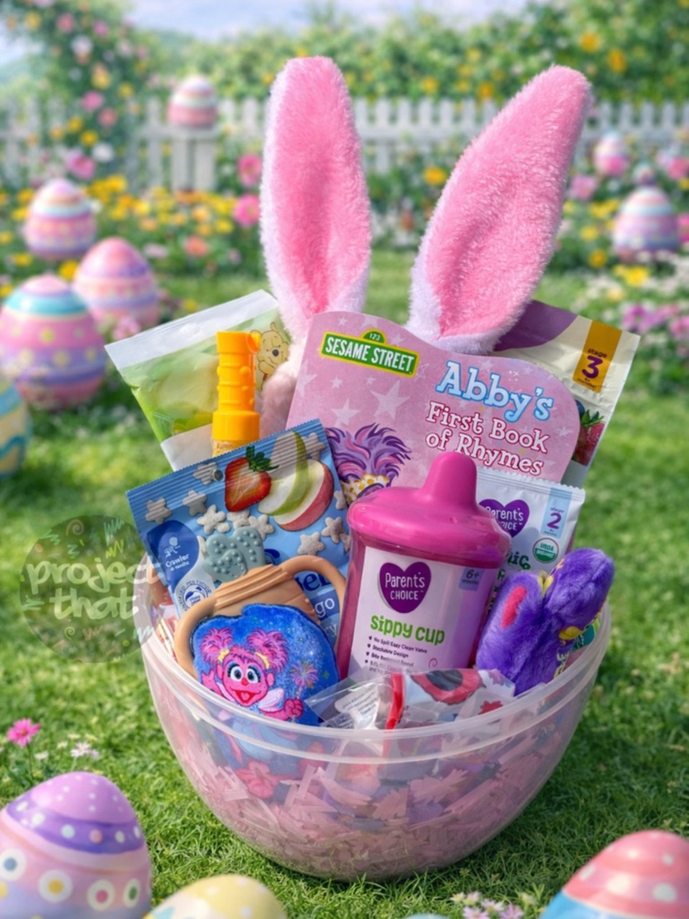 Toddler Gigantic Easter Basket Egg Surprise | Girls